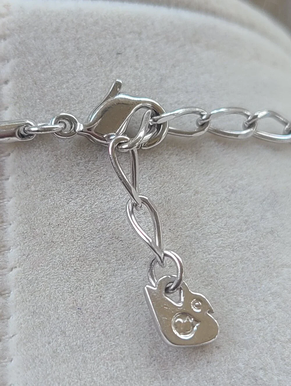 Swarovski Silver Toned Crystal Cross Pendant Necklace- Excellent Condition